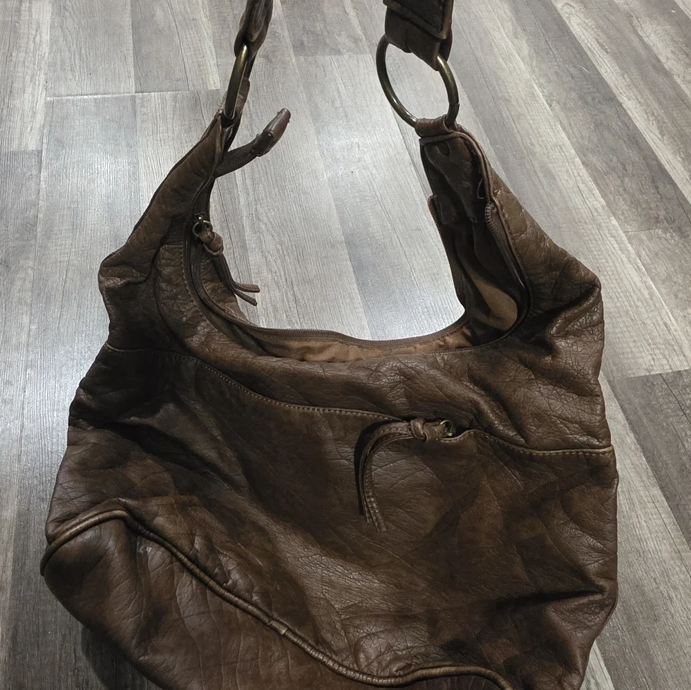 Softest Pu Leather Mossimo Boho Hobo Slouch Bag Shoulder Westerncore South West